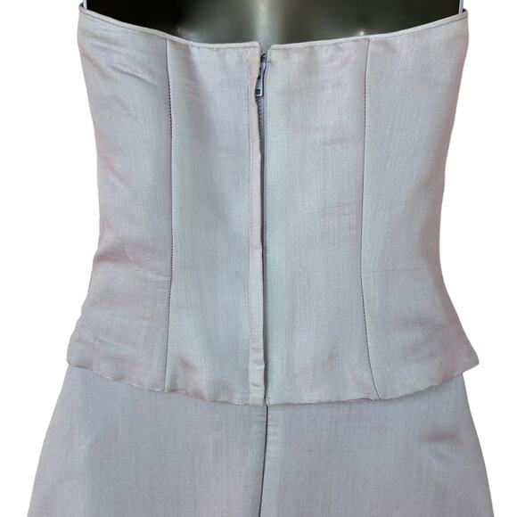 Vintage Jessica McClintock Gunne Sax Prom Dress Light Purple Iridescent Size 3 - Picture 8 of 11